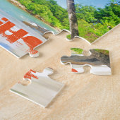 Tropische Insel in Mauritius Puzzle (Seite)