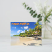 Tropische Insel Kap Verde Postkarte (Stehend Vorderseite)