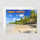 Tropische Insel Kap Verde Postkarte (Vorne/Hinten)