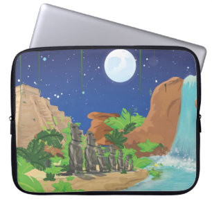Tropische Insel Laptopschutzhülle