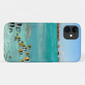 Tropische Insel mit Hai und Fischen Case-Mate iPhone Hülle (Rückseite (Horizontal))