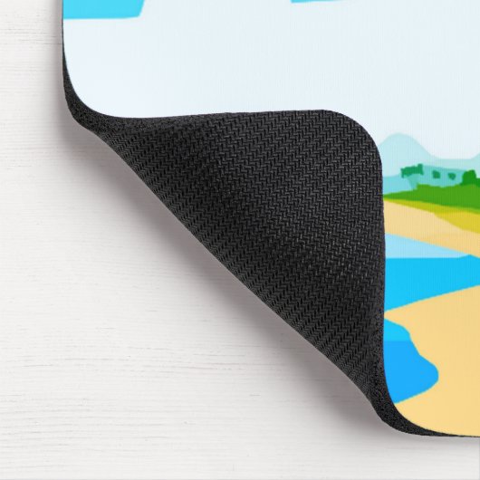 Tropische Insel Mousepad (Ecke)