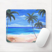 Tropische Insel Mousepad (Mit Mouse)