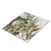 Tropische Insel-Palme-Wedel-Keramik-Fliese Fliese (Seite)