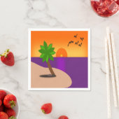 TROPISCHE INSEL SERVIETTE (Beispiel)