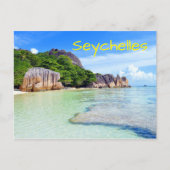 Tropische Insel Seychellen Urlaub Postkarte (Vorderseite)