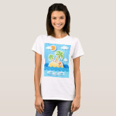 Tropische Insel, Shirt (Vorne ganz)