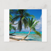 Tropische Insel Tepuka Tuvalu Postkarte (Vorderseite)