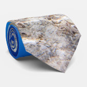 Tropische Insel unter und über Wasser Krawatte (Gerollt)