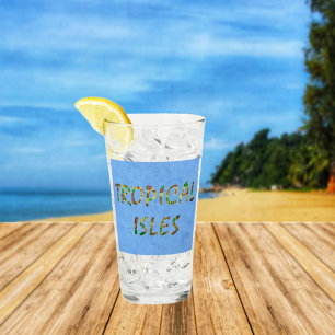 Tropische Inseln Glas