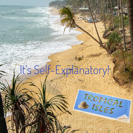 Tropische Inseln Strandtuch