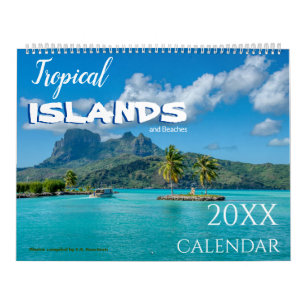 Tropische Inseln und Strände 2027 Wandkalender