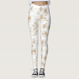 Tropische Inselpalmen Leggings
