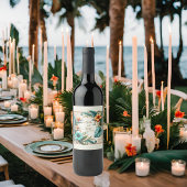 Tropische Iriabenz Weinetikett