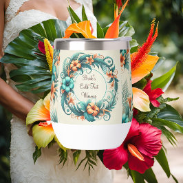 Tropische Iridescance Thermal Wine Tumbler