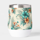 Tropische Iridescance Thermal Wine Tumbler (Rückseite)