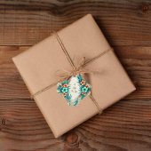 Tropische Iridescence Gefälligkeitstags Geschenkanhänger