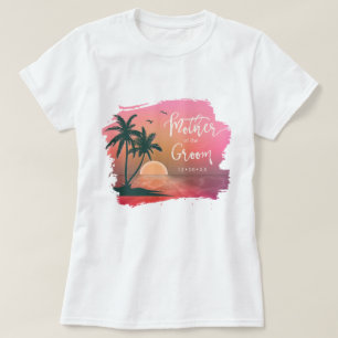 Tropische Isle Mother of the Groom Pink ID581 T-Shirt