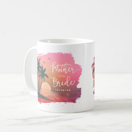 Tropische Isle Mutter der Bride Pink ID581 Kaffeetasse (Vorderseite Links)