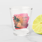 Tropische Isle Mutter der Bride Pink ID581 Schnapsglas (Vorderseite)