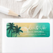 Tropische Isle Sunrise Bride-to-Be Aquamarin ID581 (Insitu)