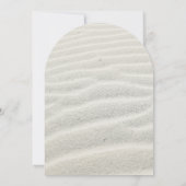 Tropische Isle Sunrise Wedding Pink L2 Arch ID581 Einladung (Rückseite)