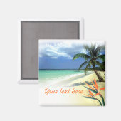 Tropische jamaikanische hawaiianische Gastgeschenk Magnet (Vorderseite/Rückseite)