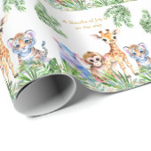 Tropische Jungtiere Geschenkpapier (Rolleneckpunkt)