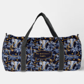 Tropische Jungtiere Gold Ketten Luxusreise Duffle Bag (Vorderseite)