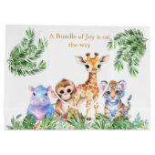 Tropische Jungtiere Große Geschenktüte (Rückseite)