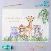 Tropische Jungtiere Seidenpapier (Basteln)