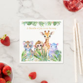 Tropische Jungtiere Serviette (Beispiel)