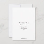 Tropische Karte des Hibiskus (Rückseite)