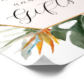 Tropische Karten und Geschenke Poster (Ecke)