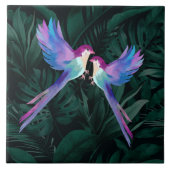 Tropische Keramik Fliese (Vorderseite)