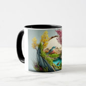 Tropische Keramik Tasse (Vorderseite Links)