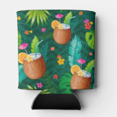 Tropische Kokosnuss Dosenkühler (Rückseite)