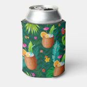 Tropische Kokosnuss Dosenkühler (Kanne Rückseite)