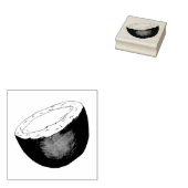 Tropische Kokosnüsse Briefmarke aus Kautschuk Gummistempel (Stempel)