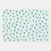 Tropische Kolibris Geschenkpapier Set (Vorderseite 3)