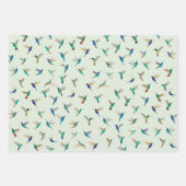 Tropische Kolibris Geschenkpapier Set (Vorderseite 2)