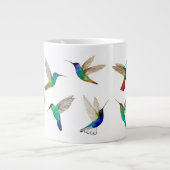 Tropische Kolibris Jumbo-Tasse (Vorderseite)