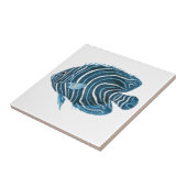 Tropische Korallenriff-Fische Fliese (Seite)