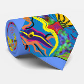 Tropische Krawatte, Whimsikkunst Krawatte (Gerollt)