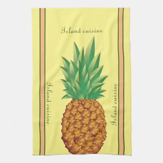 Tropische Küchenwäsche Geschirrtuch (Vertikal)