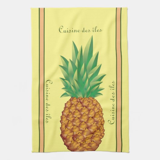 Tropische Küchenwäsche Geschirrtuch (Vertikal)