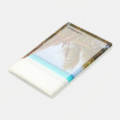 Tropische kühlende Strand-Szene Post-it Klebezettel (angewinkelt)