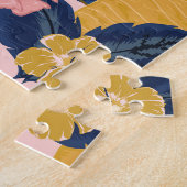 Tropische Kunst: Helle Waldmuster Puzzle (Seite)