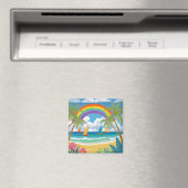 Tropische Kunst Magnet (In Situ (Geschirrspüler))