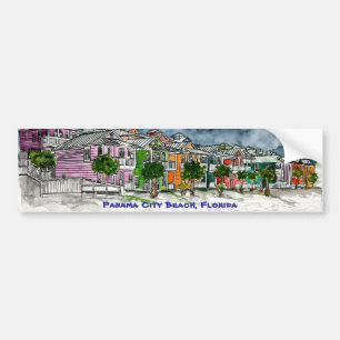Tropische Kunstgeschenke Panama-Stadt Autoaufkleber